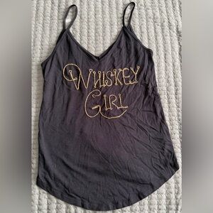 Shyanne Whiskey Girl Embellished Tank Top XS
